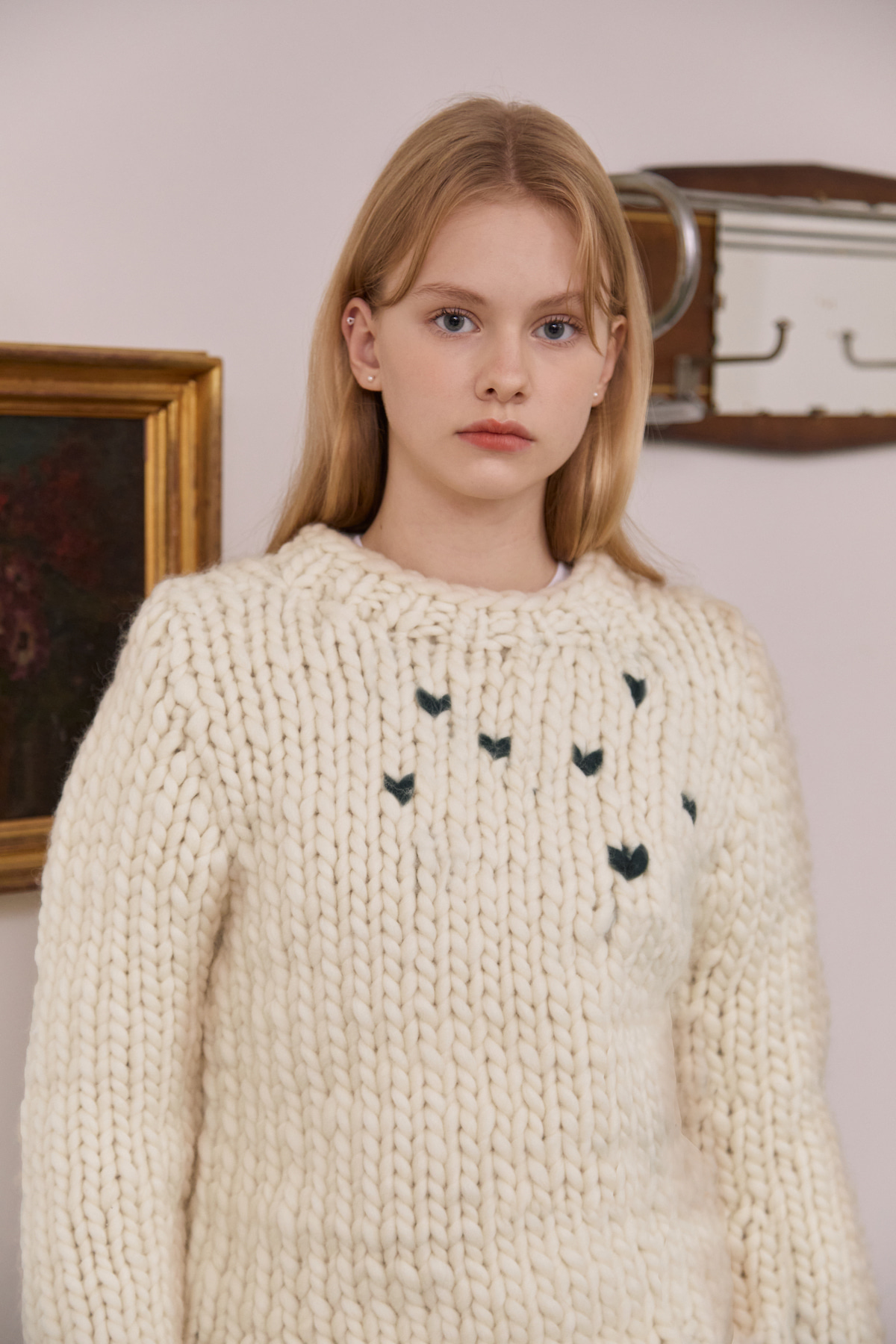 Women’s Plough Point Handmade Sweater Cream