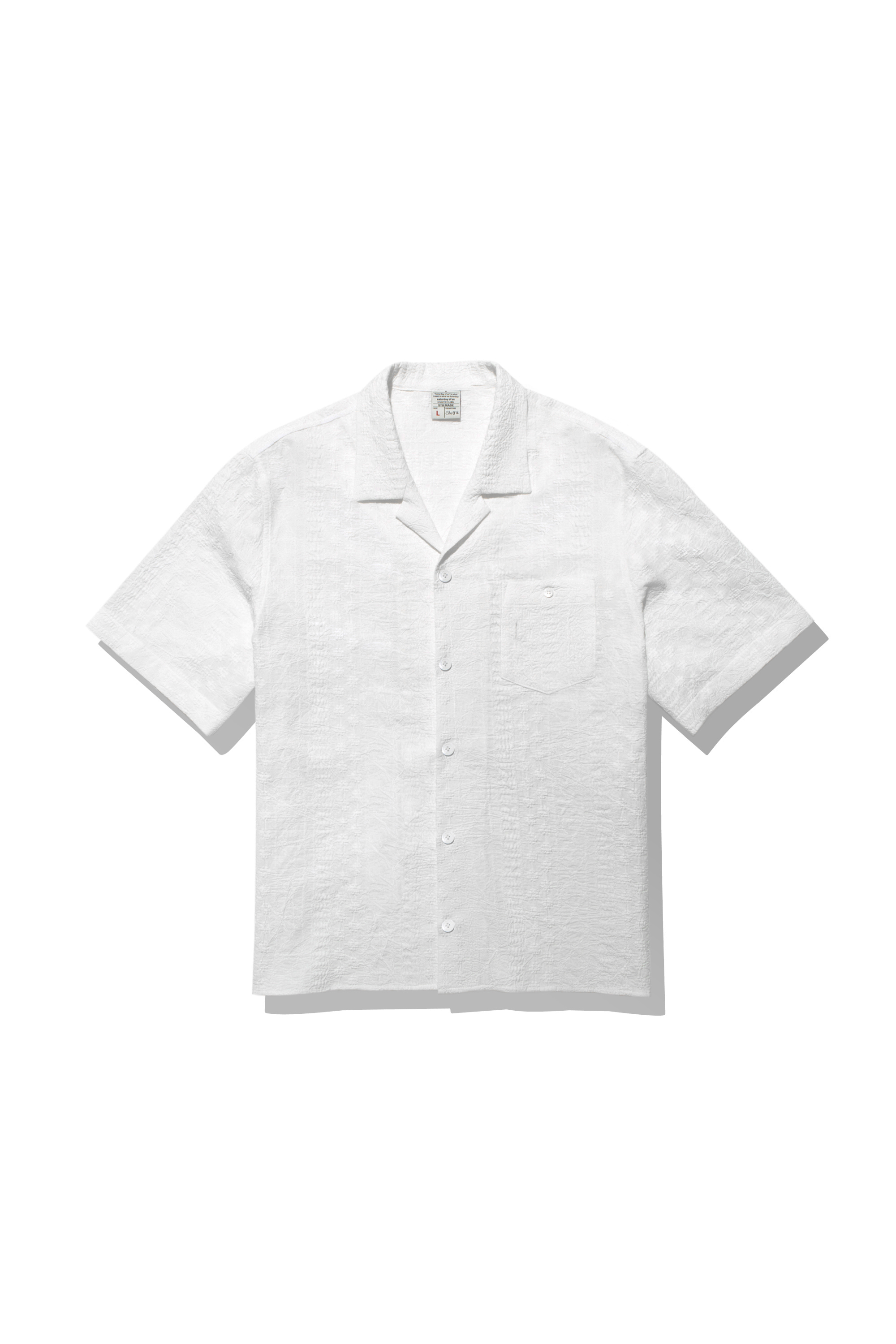 Embroidery Flower Shirt White(6월 12일 순차 발송)
